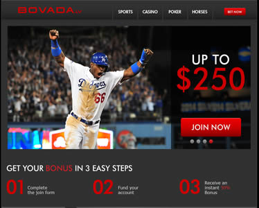 Bovada Sportsbook screenshot